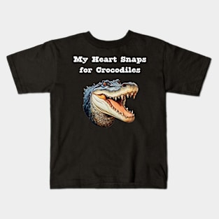 Australian Salt Water Crocodile Kids T-Shirt